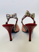 Load image into Gallery viewer, Louis Vuitton Murakami Cherry Blossom Slingbacks Size 39 1/2