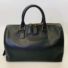 Load image into Gallery viewer, CHANEL Vintage Black Caviar Leather Boston Bag