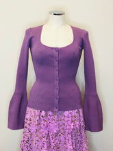 Load image into Gallery viewer, Alexis Lavender Faith Cardigan Sizes XS and L