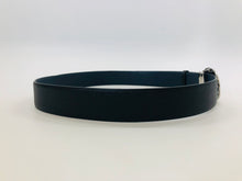 Load image into Gallery viewer, Prada Black Oval Logo Buckle Belt Size 90/36