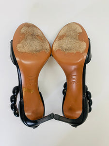 Alaia Black La Bombe Sandals Size 39 1/2