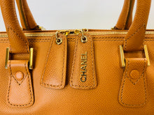 Load image into Gallery viewer, CHANEL Vintage Cognac Caviar Leather Boston Bag