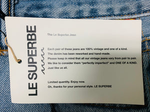 Le Superbe One of a Kind Jeans Size 26