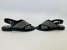Load image into Gallery viewer, McQ by Alexander McQueen Black Kim Sandal size 40