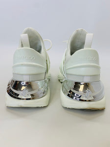 Jimmy Choo White Cosmos Sneakers Size 39
