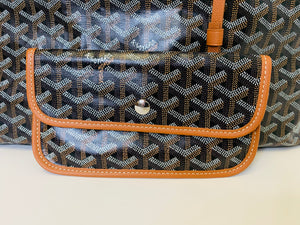 Goyard Black La Cabas Saint Louis GM Bag