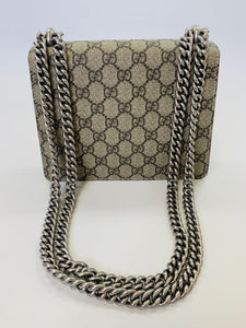 Gucci Beige Dionysus GG Supreme Mini Bag