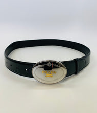 Load image into Gallery viewer, Prada Oval Logo Buckle Belt Size 34/85