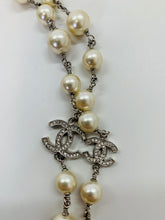 Load image into Gallery viewer, CHANEL Classic Long Man Made Pearl CC Necklace