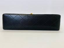 Load image into Gallery viewer, CHANEL Vintage Black Classic Double Flap Bag