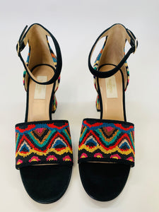Valentino Garavani Beaded Sandals Size 38