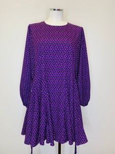 Rhode Violet Bloom Ella Dress Size M