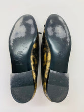 Load image into Gallery viewer, CHANEL Black and Gold Ballerina Flats Size 36