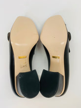 Load image into Gallery viewer, Gucci Black Marmont Kiltie Pump Size 36 1/2