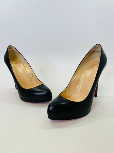 Christian Louboutin Black Rolando Pumps Size 39 1/2