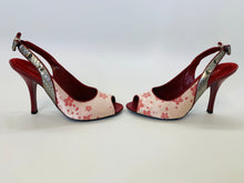 Load image into Gallery viewer, Louis Vuitton Murakami Cherry Blossom Slingbacks Size 39 1/2