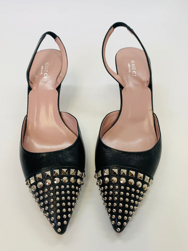 Gucci Coline Slingback Pump Size 39 1/2