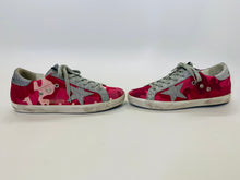 Load image into Gallery viewer, Golden Goose Pink Camo Super-Star Sneakers Size 39