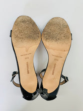 Load image into Gallery viewer, Manolo Blahnik Black Chaos Sandals Size 39 1/2