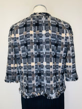 Load image into Gallery viewer, CHANEL Tweed and Fringe Jacket Size 42