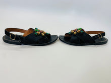 Load image into Gallery viewer, Marni Jeweled Flat Sandals Size 40