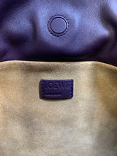 Load image into Gallery viewer, Loewe Eggplant Flamenco Drawstring Clutch With Strap