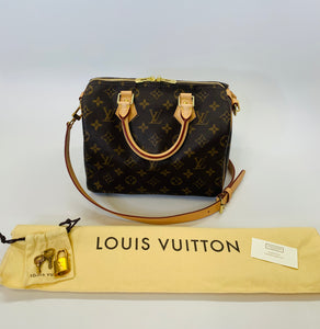 Louis Vuitton Monogram Canvas Speedy Bandouliere 25