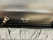 Load image into Gallery viewer, Prada Black Small Cross Body Chain Flap Bag