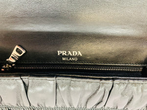 Prada Black Small Cross Body Chain Flap Bag