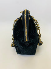 Load image into Gallery viewer, Louis Vuitton Limited Edition Gracie MM Black Monogram Velours Bag