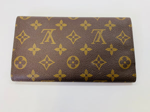 Louis Vuitton Vintage Coated Monogram Canvas Flap Wallet