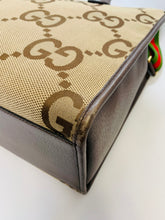 Load image into Gallery viewer, Gucci GG Jumbo Canvas and Leather Tote Bag