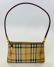 Load image into Gallery viewer, Burberry Coated Canvas Haymarket Check Pochette