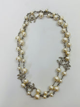 Load image into Gallery viewer, CHANEL Classic Long Man Made Pearl CC Necklace