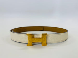 Hermès Mini Constance Martelee Belt 24mm Size 75