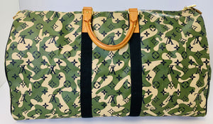 Louis Vuitton x Takashi Murakami Monogramouflage Keepall 55