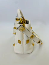 Load image into Gallery viewer, Valentino Garavani Ivory Small Roman Maxi Stud Handbag