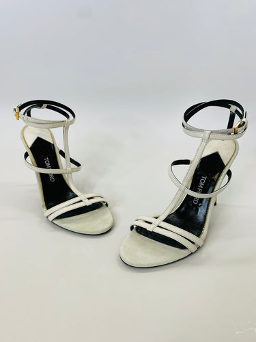 Tom Ford White Sandals Size 39 1/2