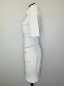 CHANEL Pearl Belt Dress Size 38