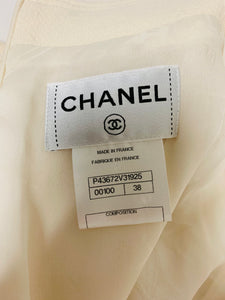 CHANEL Pearl Belt Dress Size 38