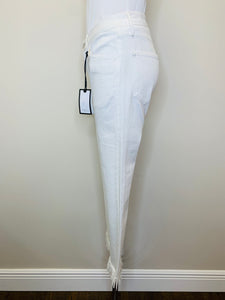 3 x 1 NWT White Bianca Crop Fringe Jean Size 25