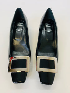 Roger Vivier Black Belle Pumps Size 38 1/2