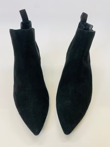Gucci Black Suede Booties Size 39 1/2