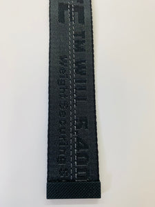 Off-White Black Industrial Belt Size One Size