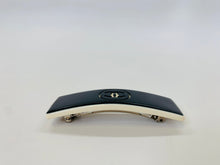 Load image into Gallery viewer, CHANEL Vintage Black and Ivory CC Barrette