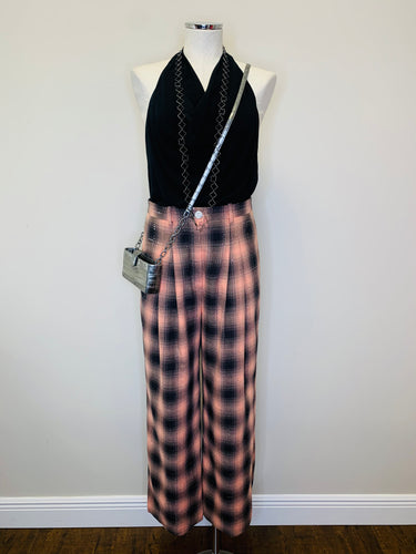 Alice + Olivia Air Black Bodysuit Size M