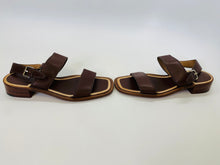 Load image into Gallery viewer, Prada Brown Strappy Sandals Size 39