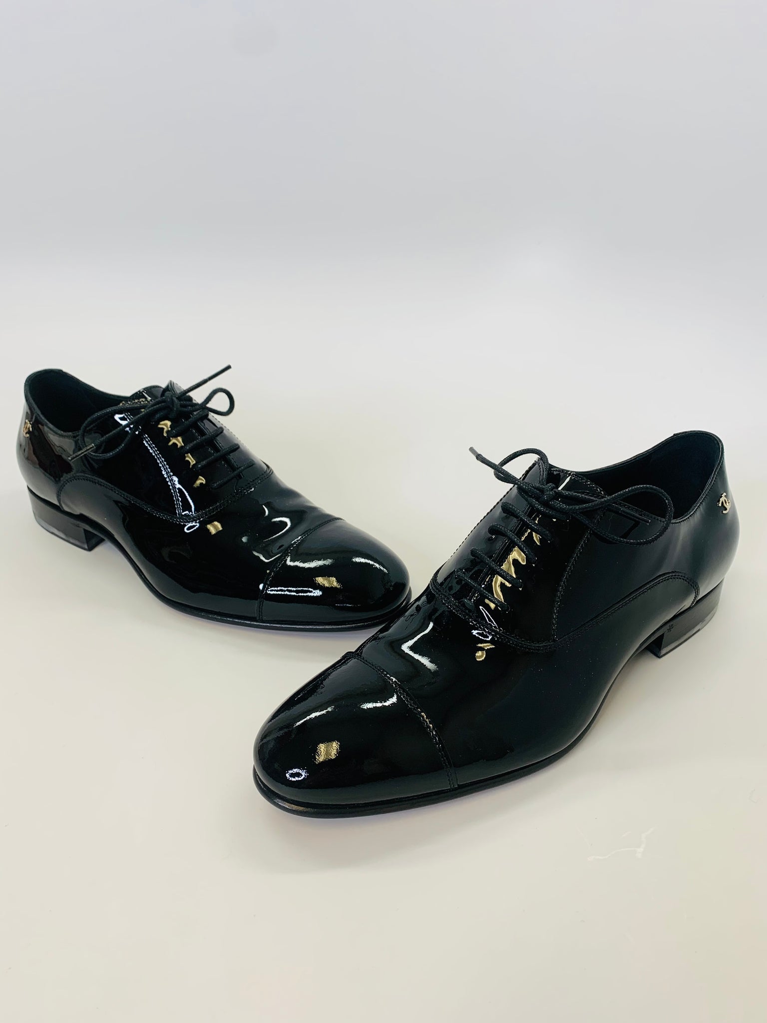 CHANEL Black Lace Up Shoes Size 40 – JDEX Styles