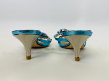Load image into Gallery viewer, Giuseppe Zanotti Aqua Taz 50 Sandals Size 36