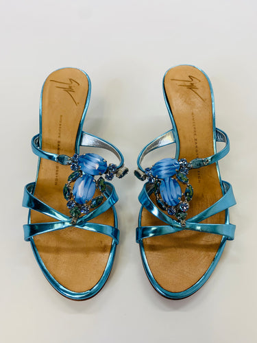 Giuseppe Zanotti Aqua Taz 50 Sandals Size 36